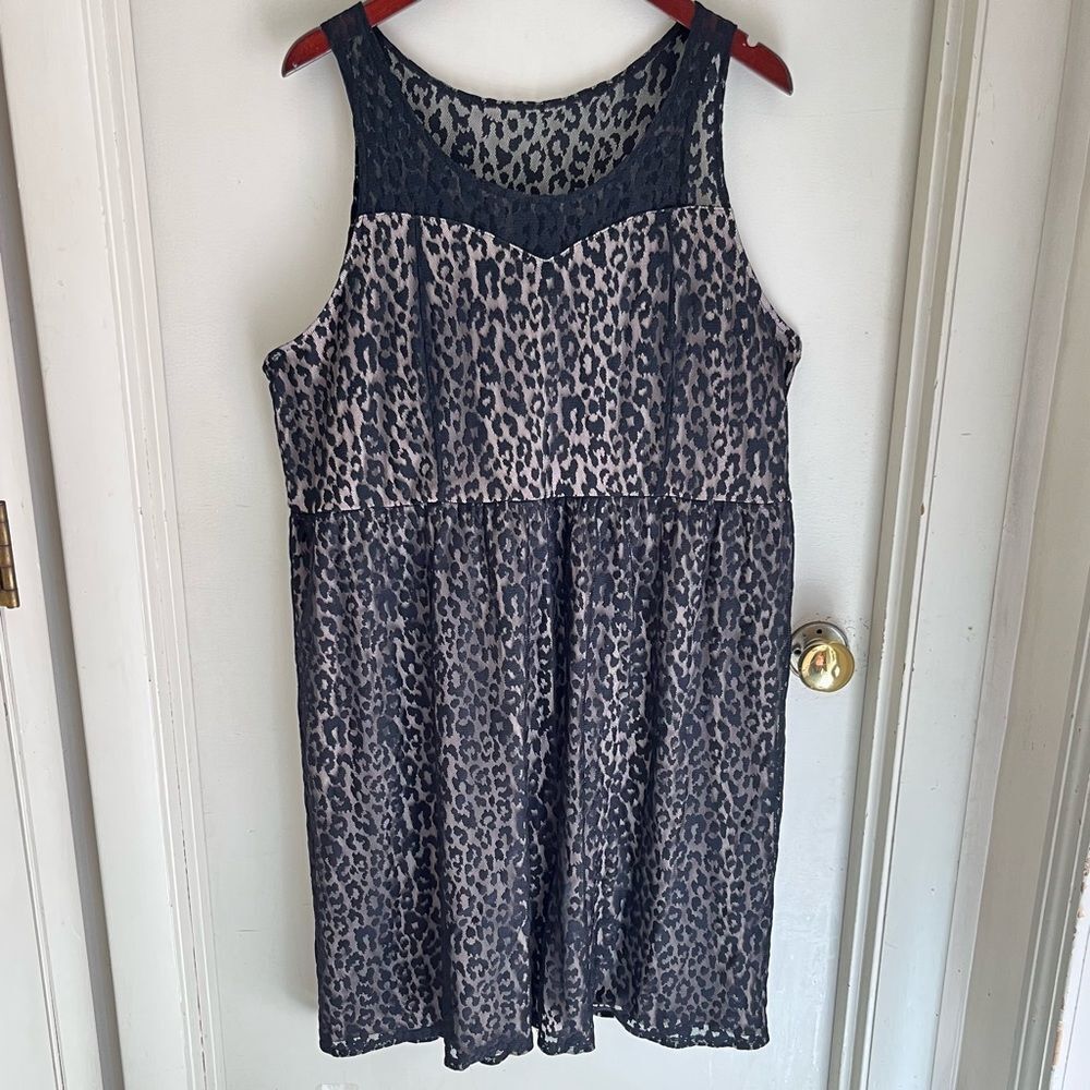𝅺lane Bryant | Formal Lace Animal Print Dress